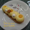 Tarte au citron façon bûchettes