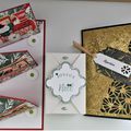 Atelier Carte à rabat Train du Père-Noël, Mini-répertoire et Boîte enveloppe #PartagezVosMoments