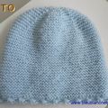 tutoriel tricot bb, bonnet bleu bebe garcon, explications pdf