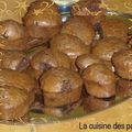 Muffins chocolat et pépites de chocolat