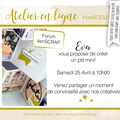 4enSCRAP ... RDV pour un atelier en ligne (liste du matériel et des découpes)