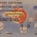 33 - Culioli Jean Marc - N°488 - Ticket Foot