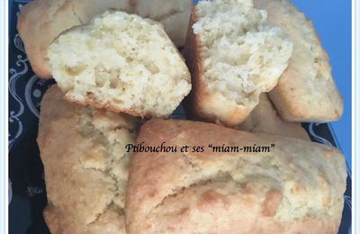 Financiers aux amandes et à la noix de coco