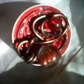 Bague rouge et marron Dispo   6€