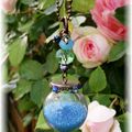 Collier Bulle Magique turquoise