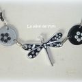 Collier "Libellule d'argent"