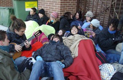 le froid mais. . . on est toujours là