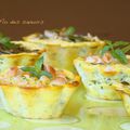 Flans courgettes menthe amandes et graines