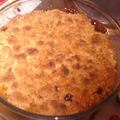 Crumble poire-chocolat