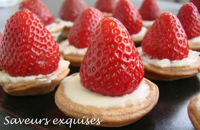 Tartelettes aux fraises