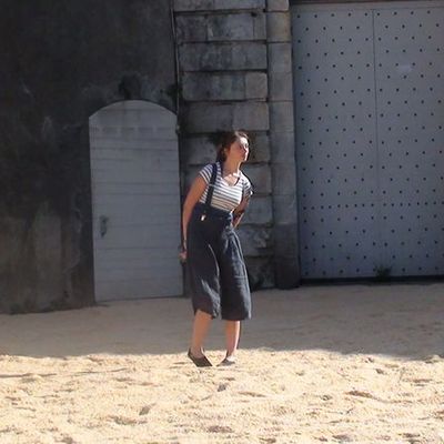 Petit spectacle à Bayonne au porte d' Espagne.