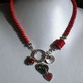 beautiful red necklace