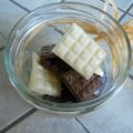 Minis tablettes de chocolat au sucre pétillant