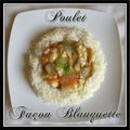 Poulet façon blanquette...