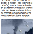 Incendie d'un bateau