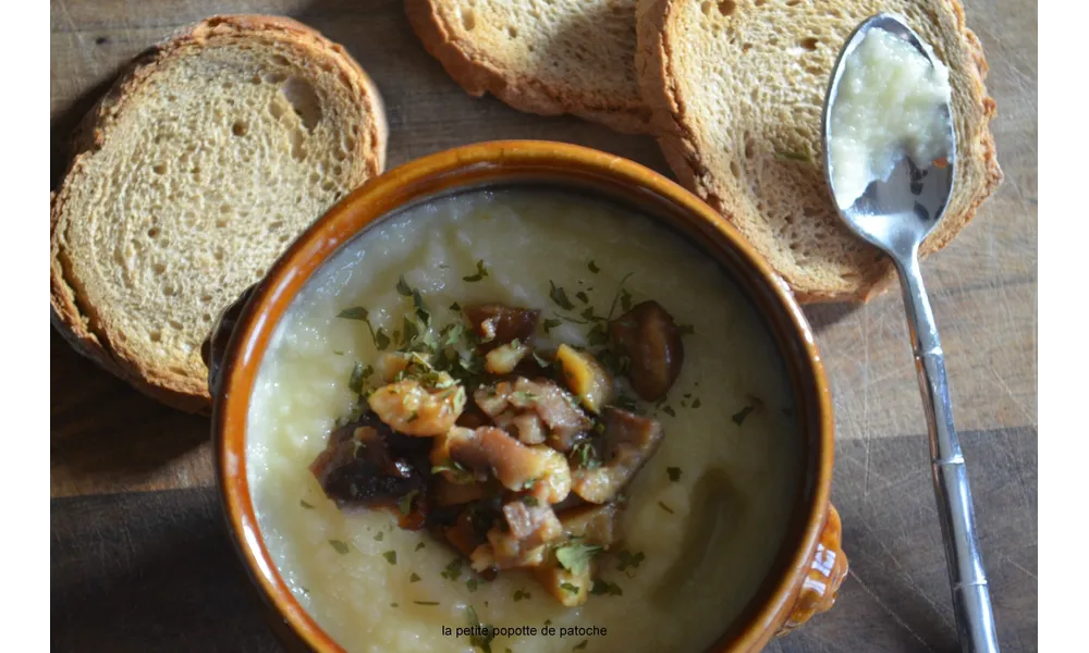 VELOUTÉ D 'AUTOMNE et POÊLÉE de CHÂTAIGNES au THERMOMIX  