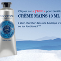 Vu chez les autres #16: une crème mains L'Occitane gratuite!