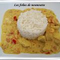 Emincé de dinde au curry