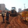 Chantiers routiers: ça tourne, malgré les pluies à Bafoussam