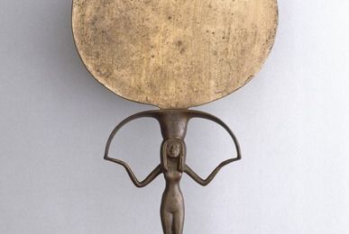 Mirror, Dynasty 18, New Kingdom,  ca. 1478–1390 B.C.E.