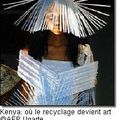 Recyclage artistique ... déjà en 2001!!