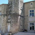 Accueil du groupe de l'ACI APVS de Vauvert - visite touristique du château