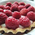 Tartelette à la framboise