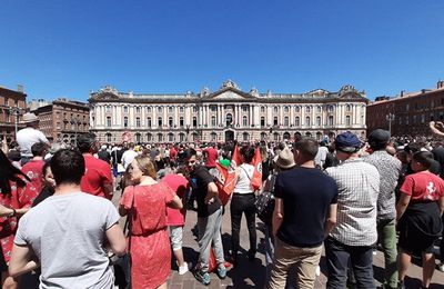 Le Stade Toulousain à nouveau au "top" : dimanche 16 juin 2019 place du Capitole