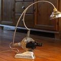 Création d'un lampe détournement ancien projecteur 16 mm, esprit vintage, industriel, atelier