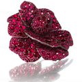 A Ruby Flower Brooch, by JAR