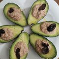 Avocats farcis aux rillettes de sardine