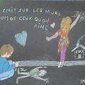 on ecrit sur les murs