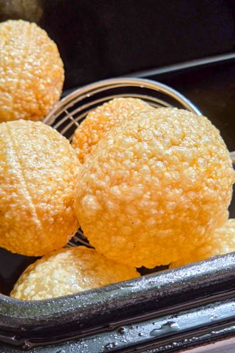 Panipuri aux asperges et Comté