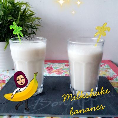 Lassi à la banane / Milk -shake à la banane 