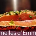 Gravlax de saumon