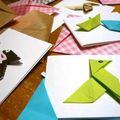 Invitations origami