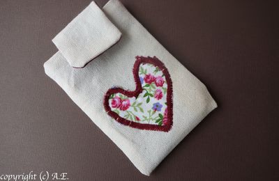 Nouvelle housse pour ipad avec appliqué