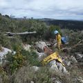 Deux petites séances au "trou du Feu"... et une inspection des Bories