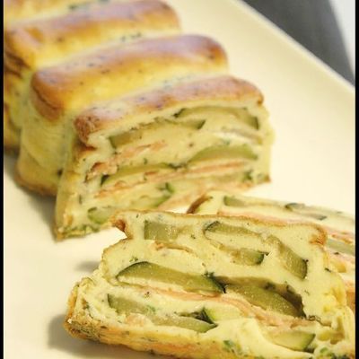 Ronde Interblogs #27 - Terrine de courgette et saumon