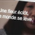 Film en DVD "Une fleur éclôt, le monde se lève"