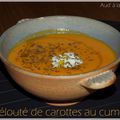 Velouté de carottes au cumin