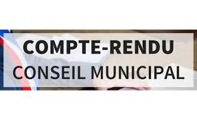 COMPTE RENDU DU CONSEIL MUNICIPAL DU 18 OCTOBRE 2021