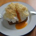 Fluffy egg toast