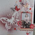  Une jolie page scraplift de Coeur de scrap 