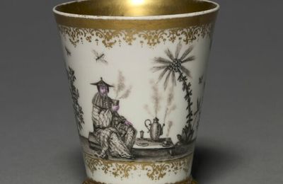 Beaker, before 1720, manufacturer Meissen Porcelain Factory
