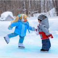 Andréa et Qannik : crise de fou rire sur la glace