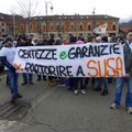 Manif à Suza (Italie) pour le maintien de sa maternité