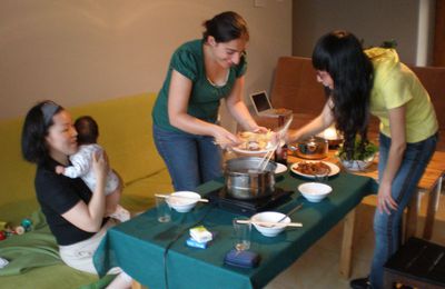 apprentissage de la cuisine asiatique...