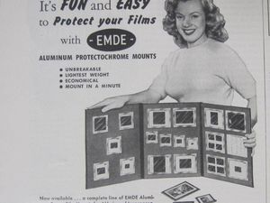 1949, Portraits Publicitaire pour les produits photos EMDE