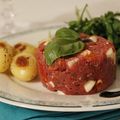 Tartare de boeuf à l'italienne